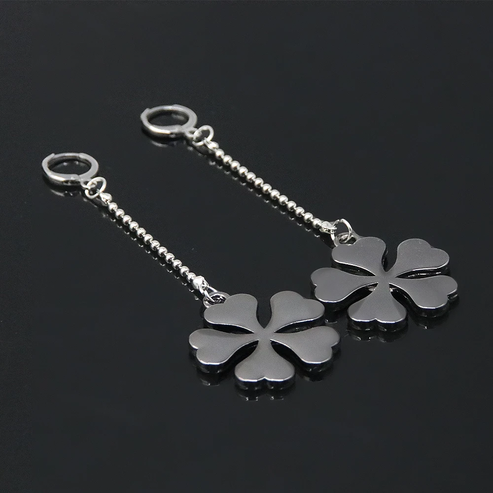 Аниме Semanggi Hitam Anting Yami Asta Yuno klip Telinga iingдо Panjang для женщин