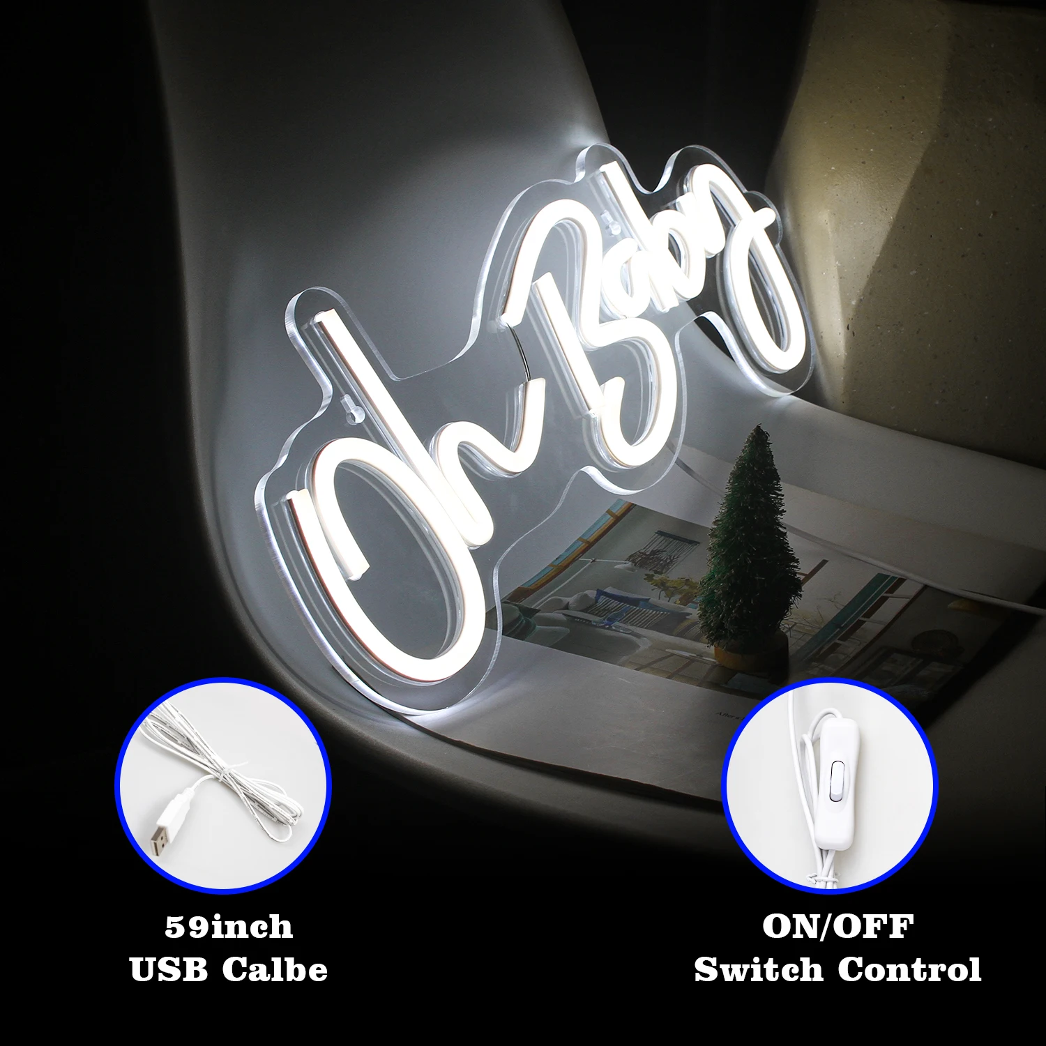 Неоновая вывеска украшения для детского дня рождения Свадебный декор реквизит