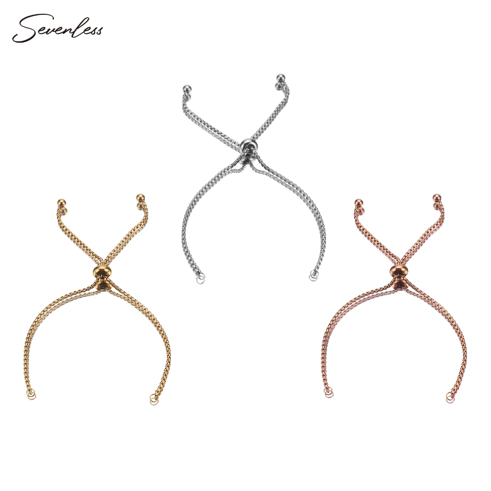 

Регулируемая жемчужная цепочка из нержавеющей стали, высококачественный соединитель «сделай сам» для изготовления браслетов, ожерелий, ма...