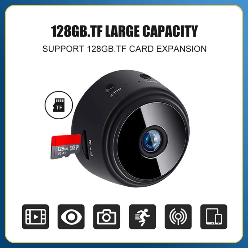 

A9 Mini Camera Wifi 1080p HD Wireless Surveillance Camera Home Security Camera Night Version Mini Camcorders Video Camera