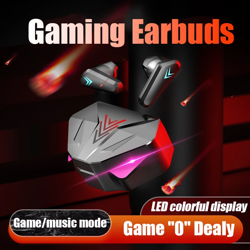 

ZNP G5 Game TWS Mobile Game NO Latency Chicken Eating Competitive Stereo Headset Bluetooth Game HIFI Call With Micrphone