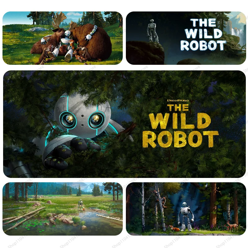 Коврик для мыши Movie T-The W-Wild R-Robot игровой коврик аксессуары ПК настольный
