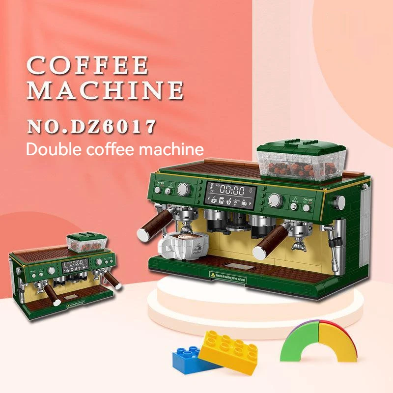 

Новый продукт, модель Dz6017, двухпозиционная мини-кофемашина в стиле ретро, креативная модель, маятник в сборе, игрушка-конструктор