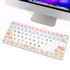 HRH мультфильм для 2021 Apple iMac 24 дюйма евро Волшебная клавиатура с Touch ID A2449 M1 чип A2450 силиконовая защитная накладка на клавиатуру