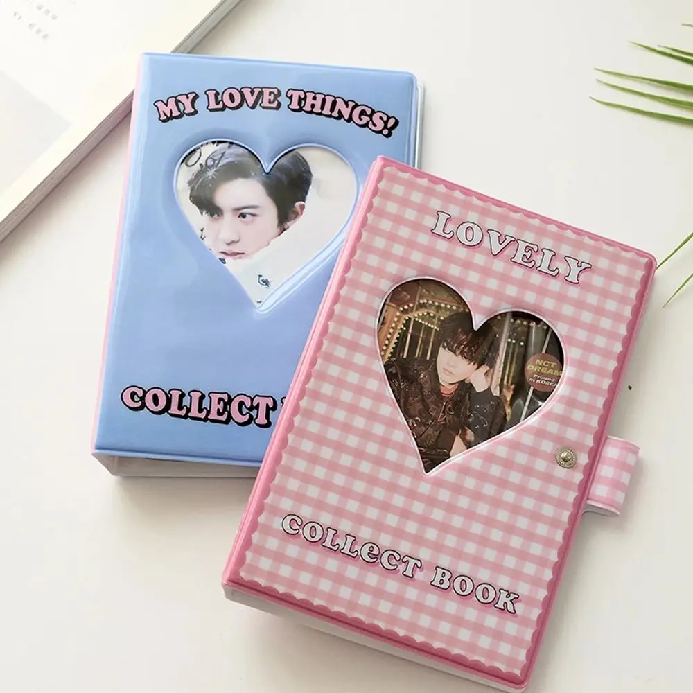 

inch Album Polaroid Album Card Holder Kpop Photo Album Hollow Heart Album Photo Album Photocards Organizer Binder Album