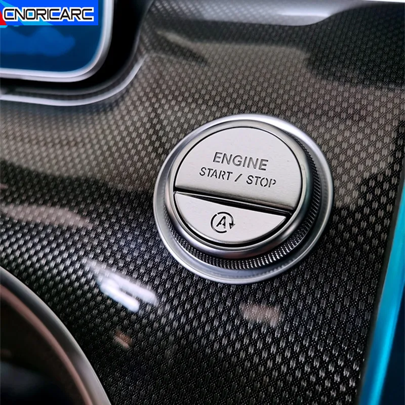 

Переключатель разблокировки двери автомобиля, кнопка запуска и остановки двигателя, наклейка на рамку ручного тормоза для Mercedes Benz C Class W206 2022, аксессуары для интерьера