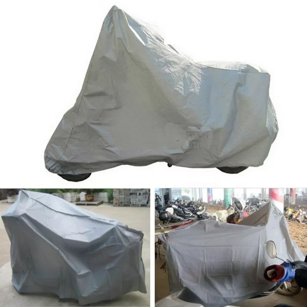 

Durable PEVA Fabric Waterproof Outdoor Motorcycle Cover Electric Bicycle Covers Motor Rain Coat Waterproof Suitable for All Moto