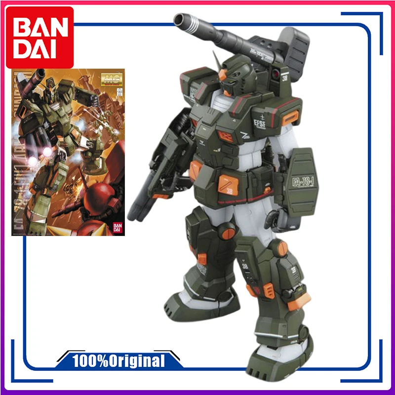 

BANDAI Gundam Anime Figure MG 1/100 Full Armor Gundam FA-78-1 Assembly Model Effects Action Figure Toys Children Collectible