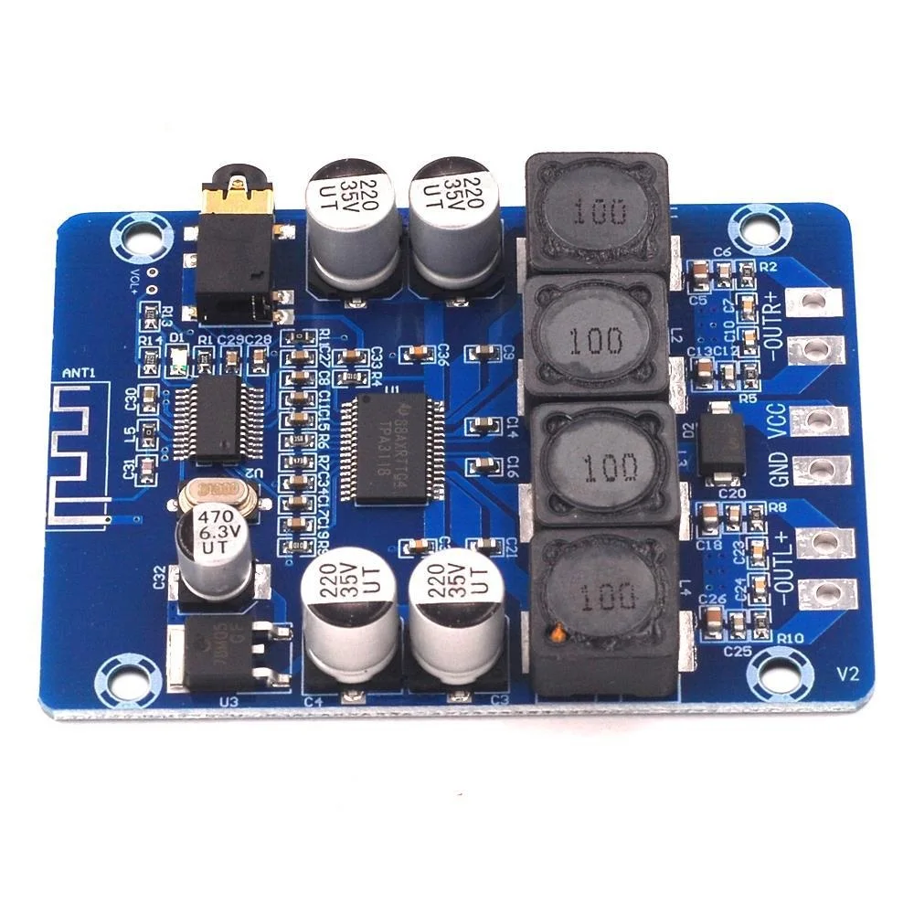 

XH-M314 TPA3118 2x45W 12V 24V Stereo audio Bluetooth Digital power Amplifier Board amplificador high quality