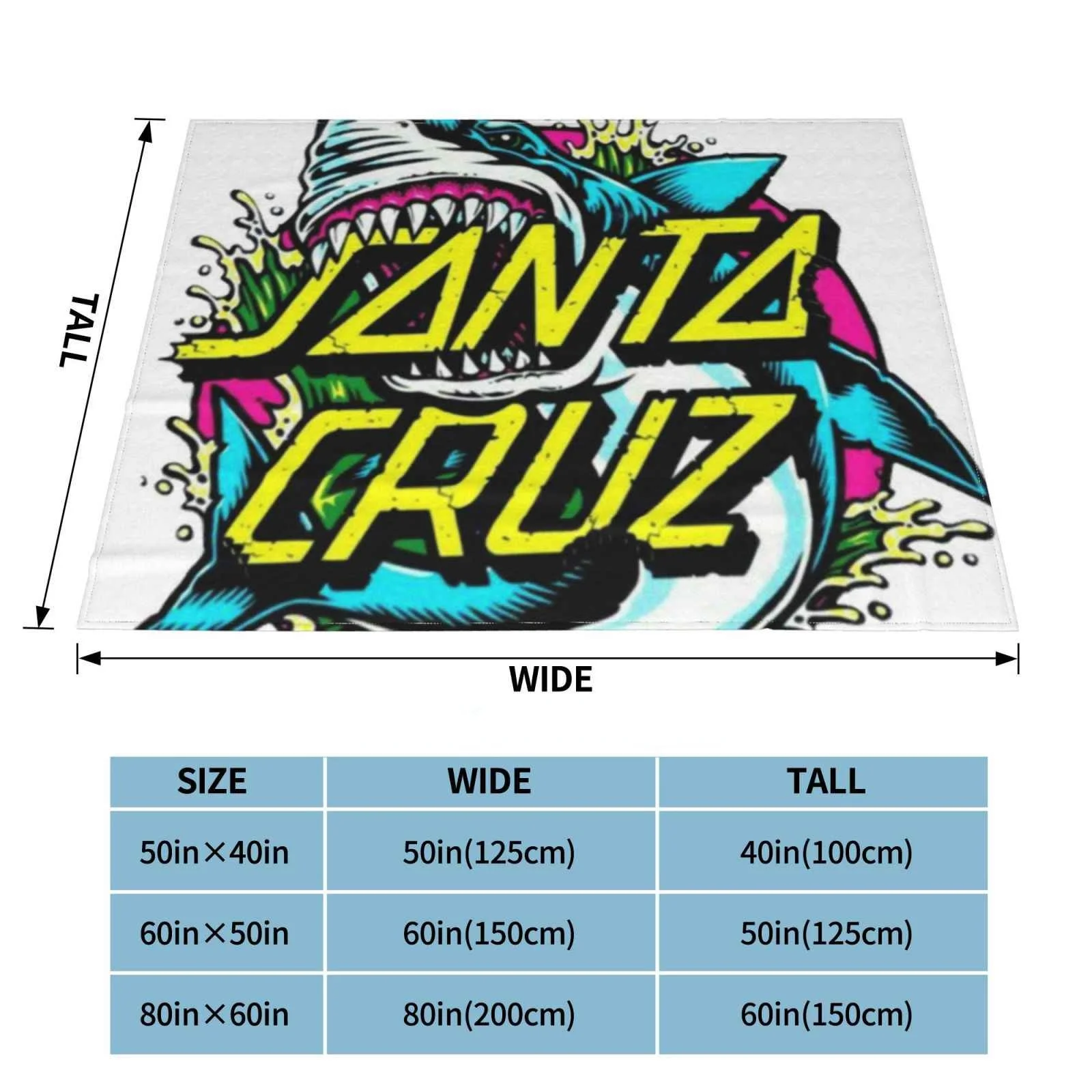 

Shark Best Selling Room Household Flannel Blanket Shark Shark Santa Shark Skate Skateboard Cruz Skate Skate Skaters Skate Girl