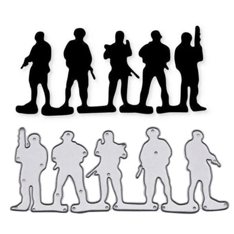 Альбом для скрапбукинга своими руками 5, пятиконечная вооруженная наемница, металлическая фотоформа, бесплатная доставка, Творческий Детский