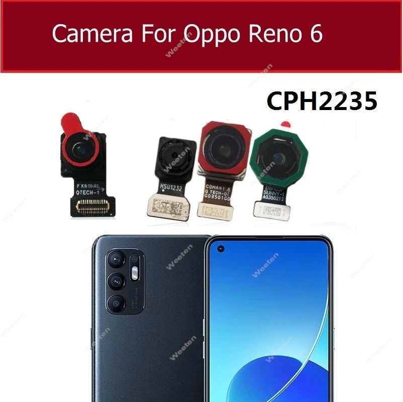 Задняя фронтальная камера для Oppo Reno 6 6Z 5G CPH2235 CPH2237 CPH2251/PEQM00 маленькая задняя модуль