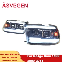 car lights for dodge ram 1500 headlight 2009 2018 led daytime running light dynamic turn signal lamp low high beam