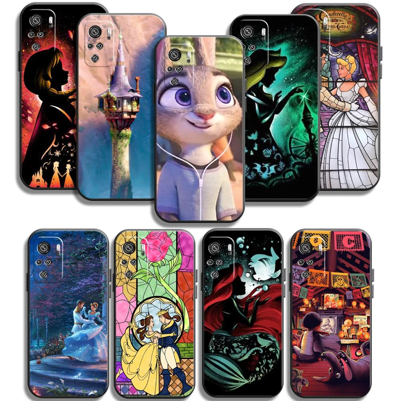 

Disney Cartoon Phone Cases For Xiaomi Redmi Note 10 10 Pro 10S 10 5G Soft TPU Coque Carcasa