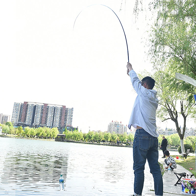 Ультралегкая телескопическая рыболовная удочка длиной 1 8/2 1/2 4/2 7/3/3 м ручная для