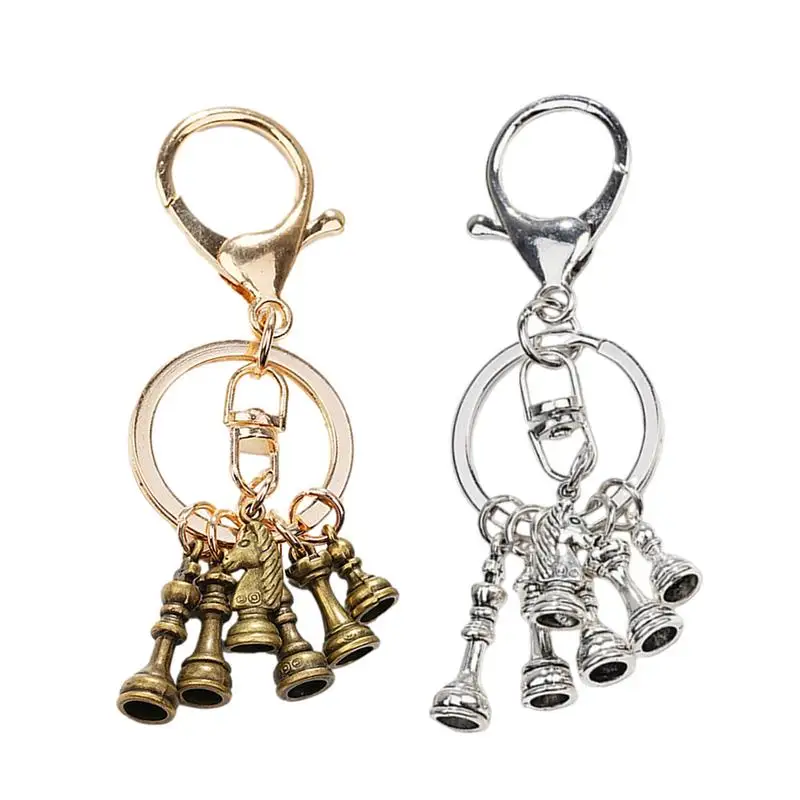 Брелок с подвеской в виде шахмат брелок из сплава шахматного короля королева