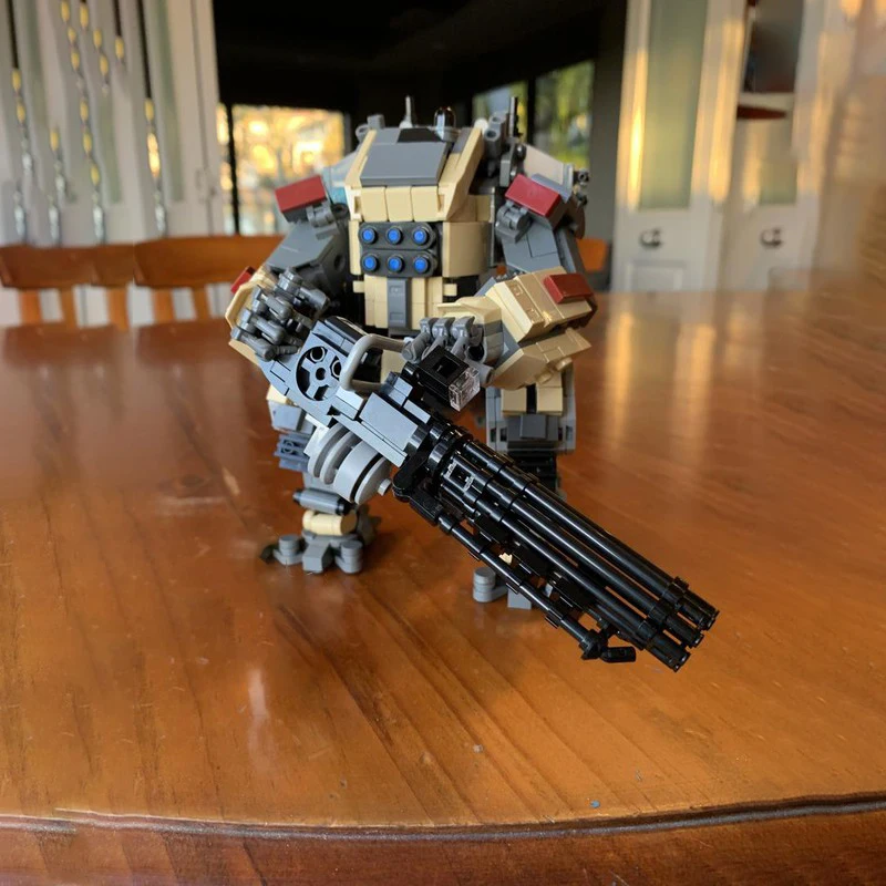 900 шт. Moc Vanguard-Class Titan Legion робот набор строительных блоков для Titanfall 2 боевые меховые