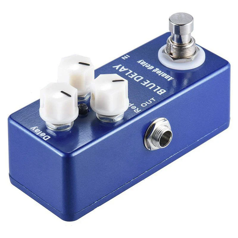 MOSKYAUDIO Deep Blue Аналоговая задержка Мини-гитарная педаль эффектов True Bypass Запчасти и