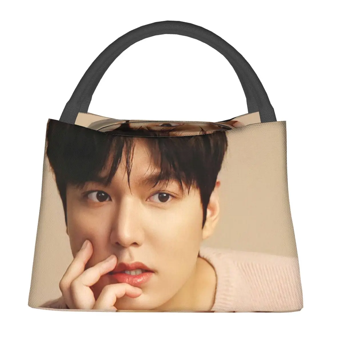 Фото Термосумка для обедов Kpop Lee Min Ho для женщин и детей, герметичные контейнеры для еды, термосумка-тоут №1