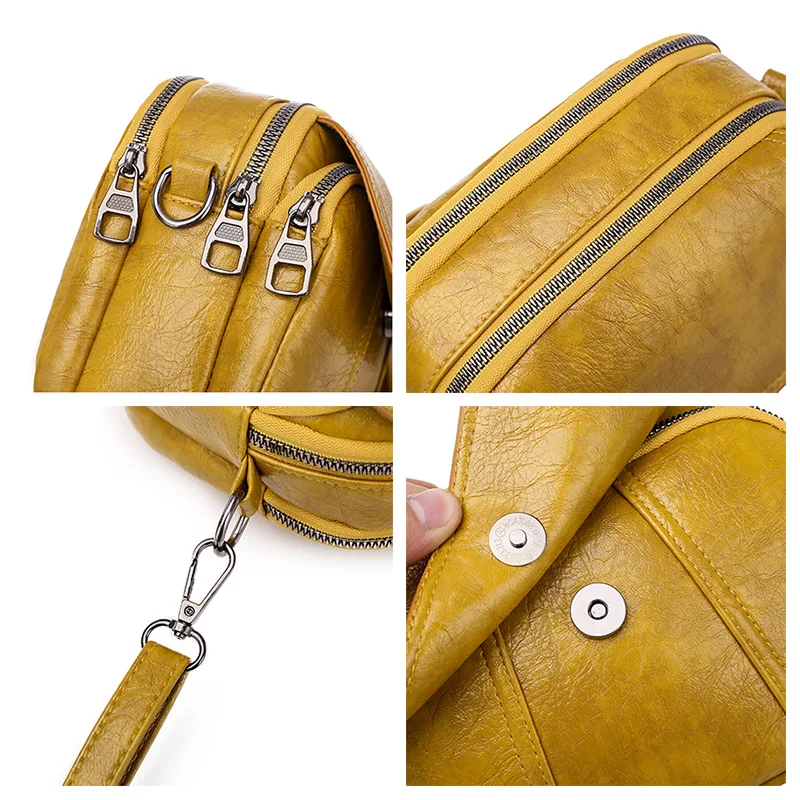 2022 Ladies Fashion Women Crossbody Bags for Female High Capacity Shoulder Bag Handbag Ladies PU Leather Women Messenger Bags