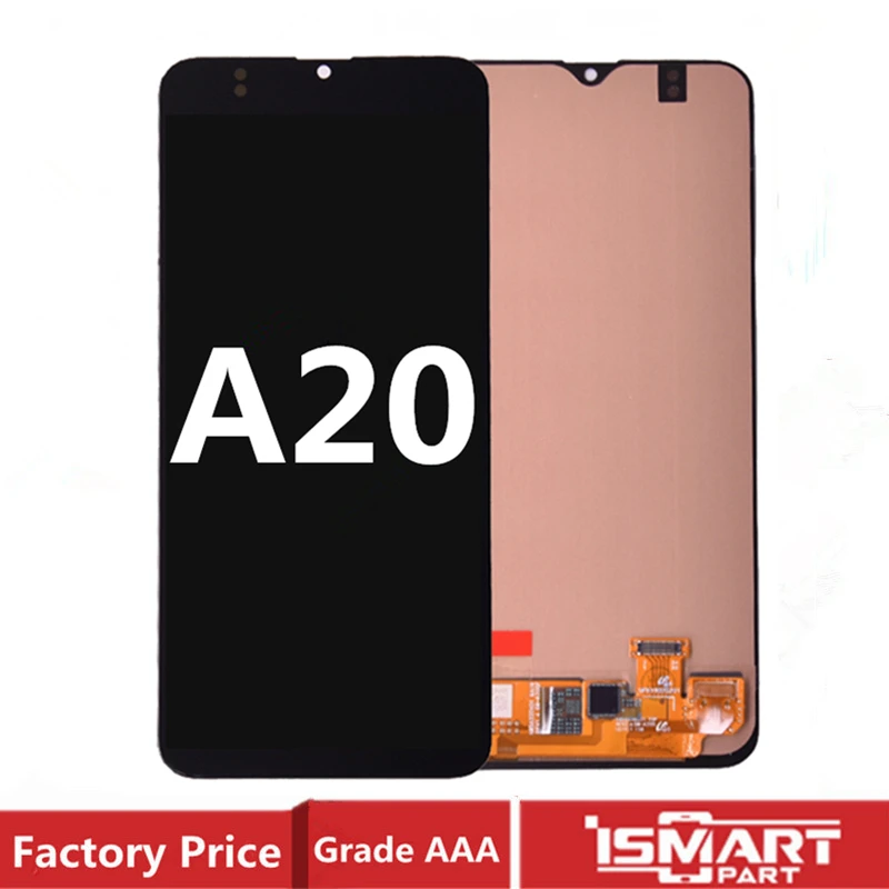 

Original AMOLED For Samsung Galaxy A20 LCD Display Touch Screen Digitizer Assembly Replacement TFT A20 A205 A205F