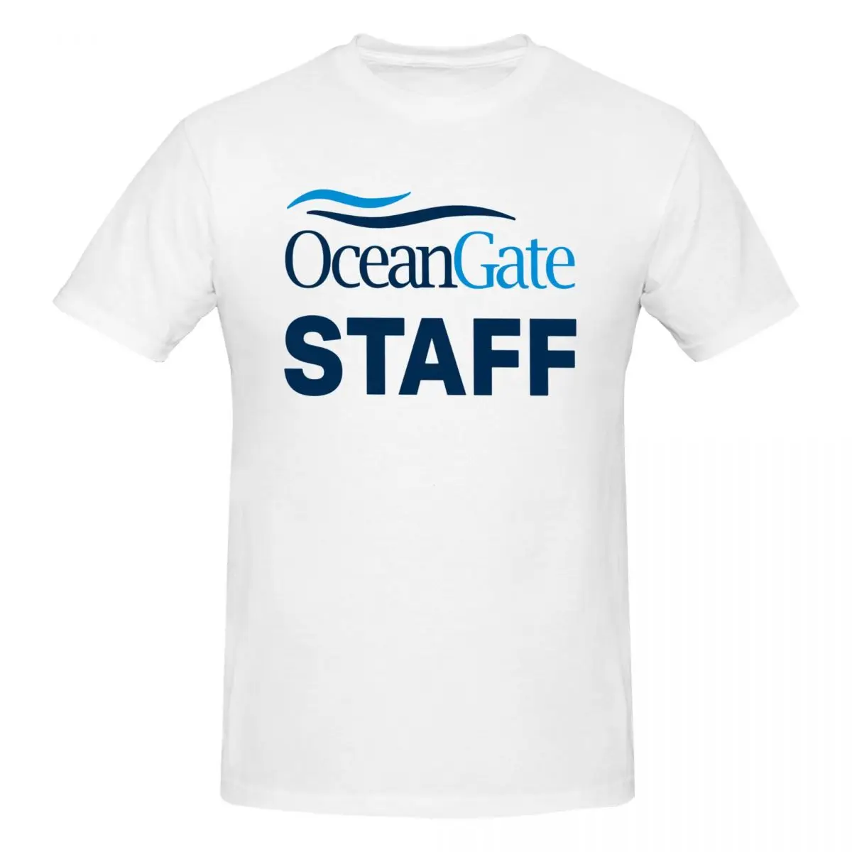 Мужская трендовая футболка с круглым вырезом и рукавами из хлопка принтом