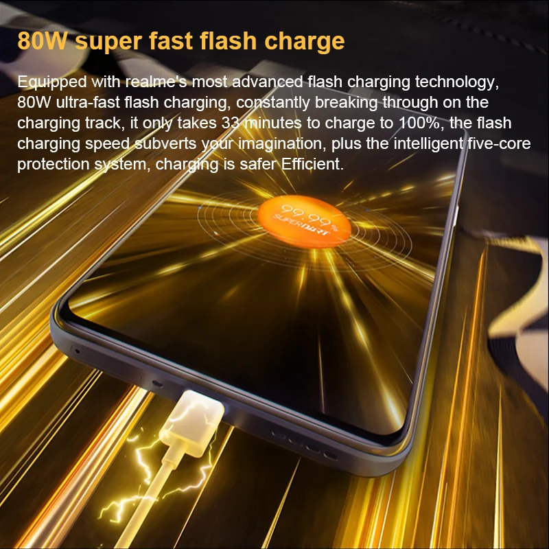 Kup Realme Q5 Pro 80W Super Szybki Błysk ładowania Snapdragon 870 Procesor 120Hz AMOLED E4 Flagowy Ekran 5G Smartphone