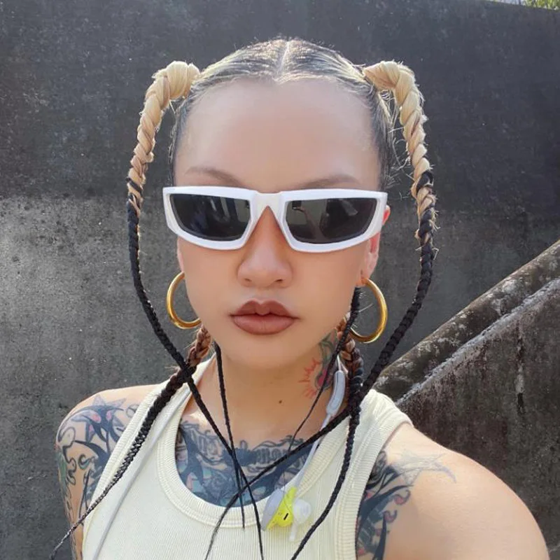 

2022 New Fashion Travel Sunglasses Women Men Rectangle Hiking Style PC Lens Frame Slender Type Trending Products Eyewear UV400