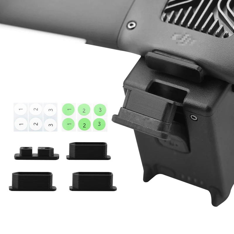 

FPV Drone Battery Dust-proof Cover Plug Charging Port Short-circuit Protection Cap for DJI FPV Combo Accessories