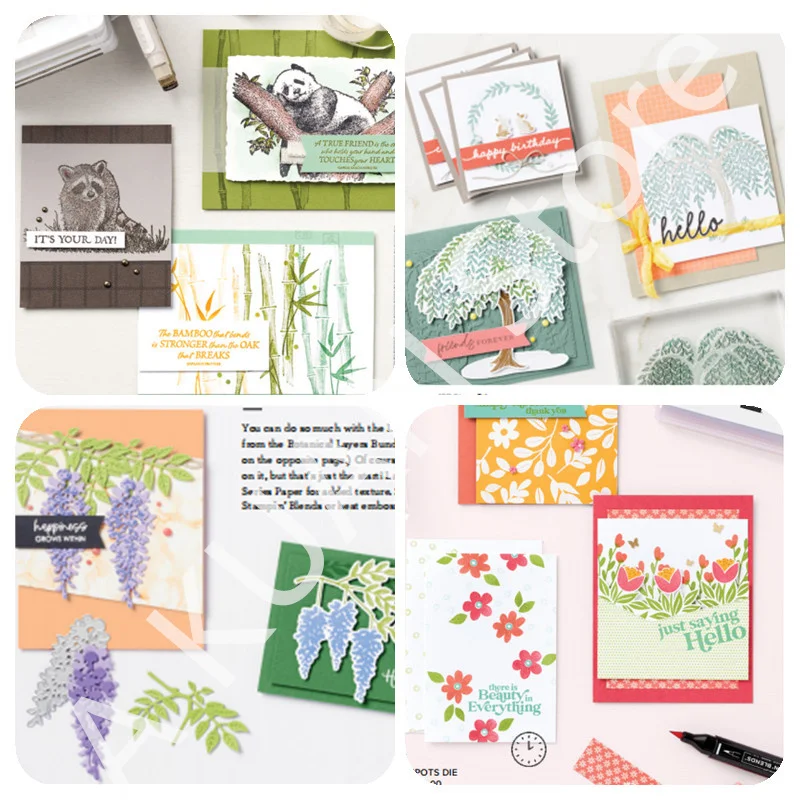 

2022 New Metal Cutting Dies And Clear Stamps For Scrapbooking Stencil Album Paper DIY Gift Greeting Card Handmade Silicone Seal