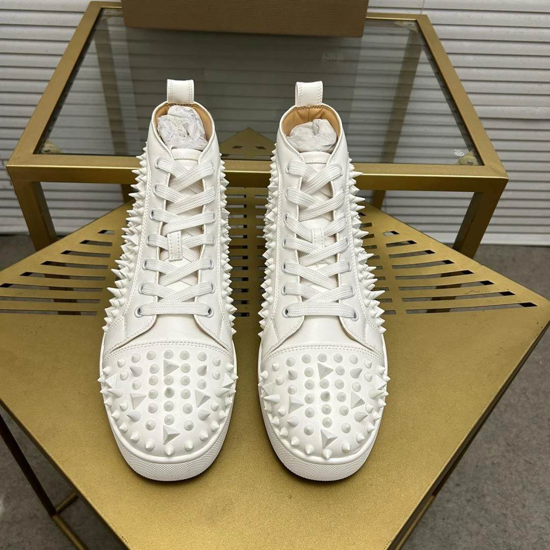 Модные дизайнерские туфли с заклепками Летние мокасины Cl мужская обувь низким