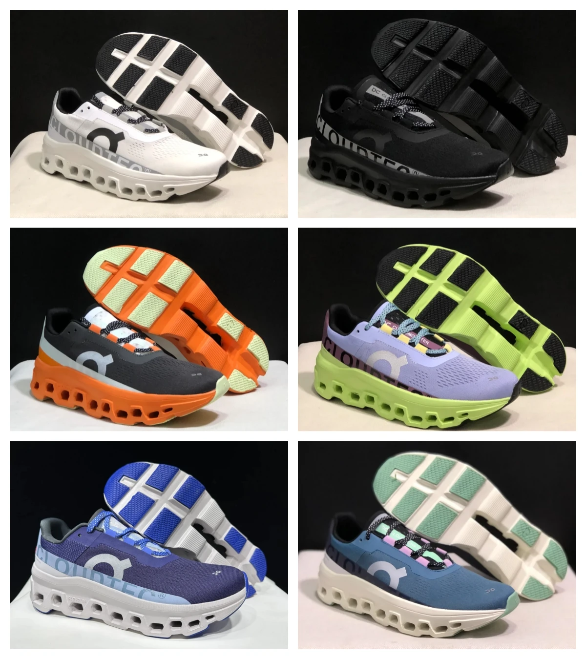 

Original on Cloud monster surfer Men Women Comfortable Runner Shoes Unisex Breathable Ultralight Outdoor Running Casual Sneakers