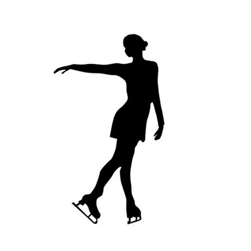 Трансфер "Творческий современный фигурное катание зимние виды спорта автомобильные наклейки ледовый танец поза мотоцикл на."