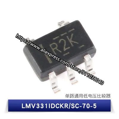 

10PCS/lot LMV331IDCKR SC-70-5 voltage comparator is new original SOT23-5