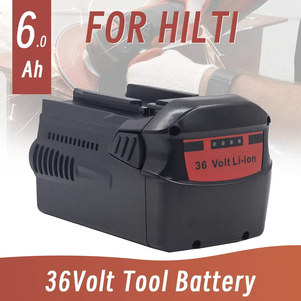 

New tool battery for Hilti 36V 6.0Ah rechargeable battery replacement model: B36/ 3.9 B36/6.0 B36 lithium battery 18650 battery
