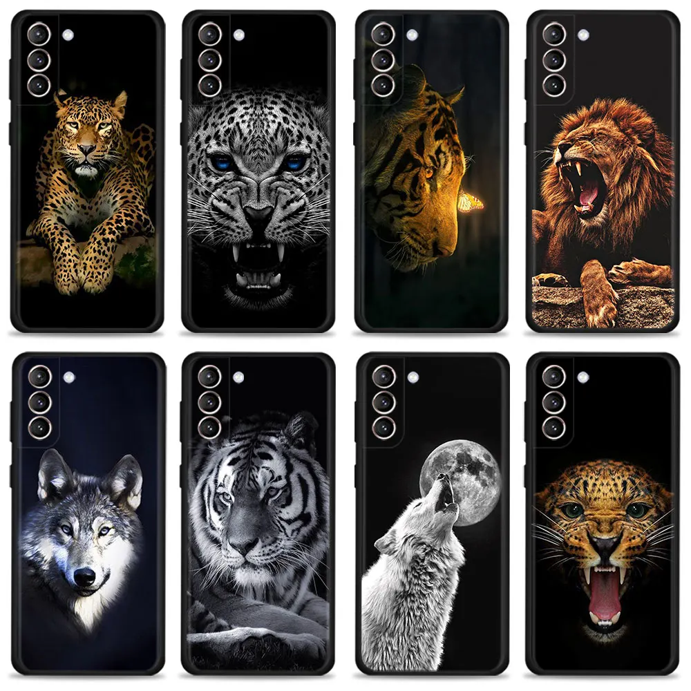 

Tiger Butterfly Lion Elk Cheetah Animal Case For Samsung Galaxy S22 S21 S20 Ultra FE S10 S9 S8 Plus S10e Note 20Ultra 10Plus