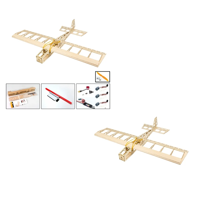 

R03 STICK-06 Airplane 580Mm Wingspan Balsa Wood DIY Electric Aircraft RC Flying Toy Version Unassembled Durable Full Set