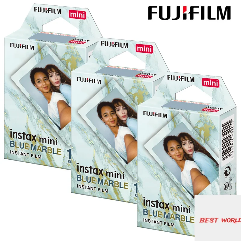 

NEW Fujifilm Instax Mini Film Instax Mini 9 Blue Marble Design Frame For Fuji Mini 11 8 7s 25 Instant Camera SP-1 SP-2 Mini Link