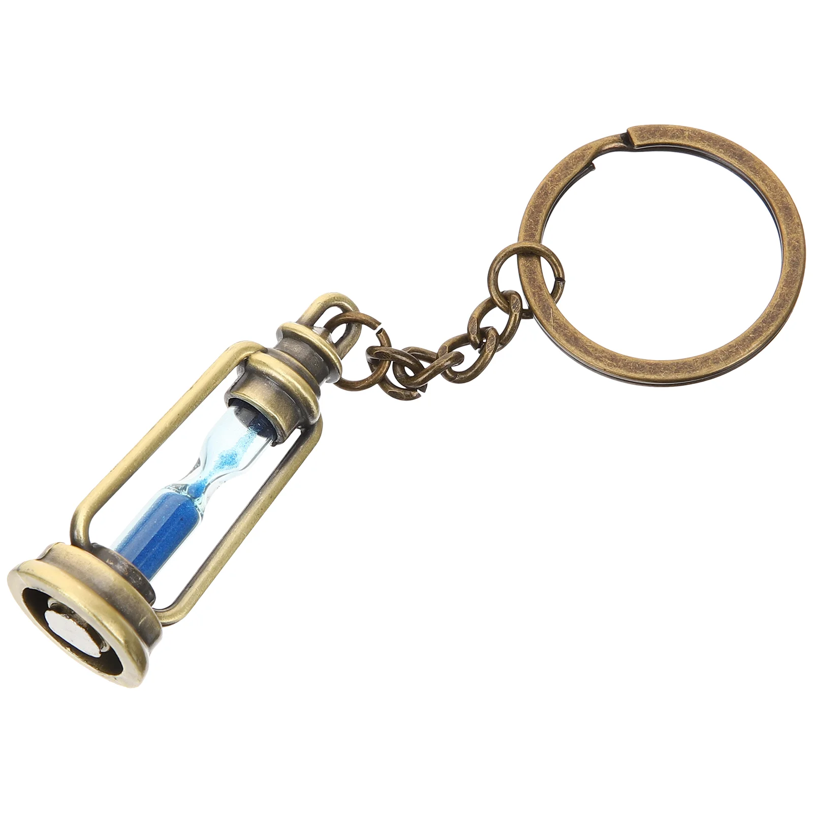 

5 Pcs Clock Keychain Women Unique Keychains Minimalist Holder Decor Creative Revolving Door Hourglass Backpack