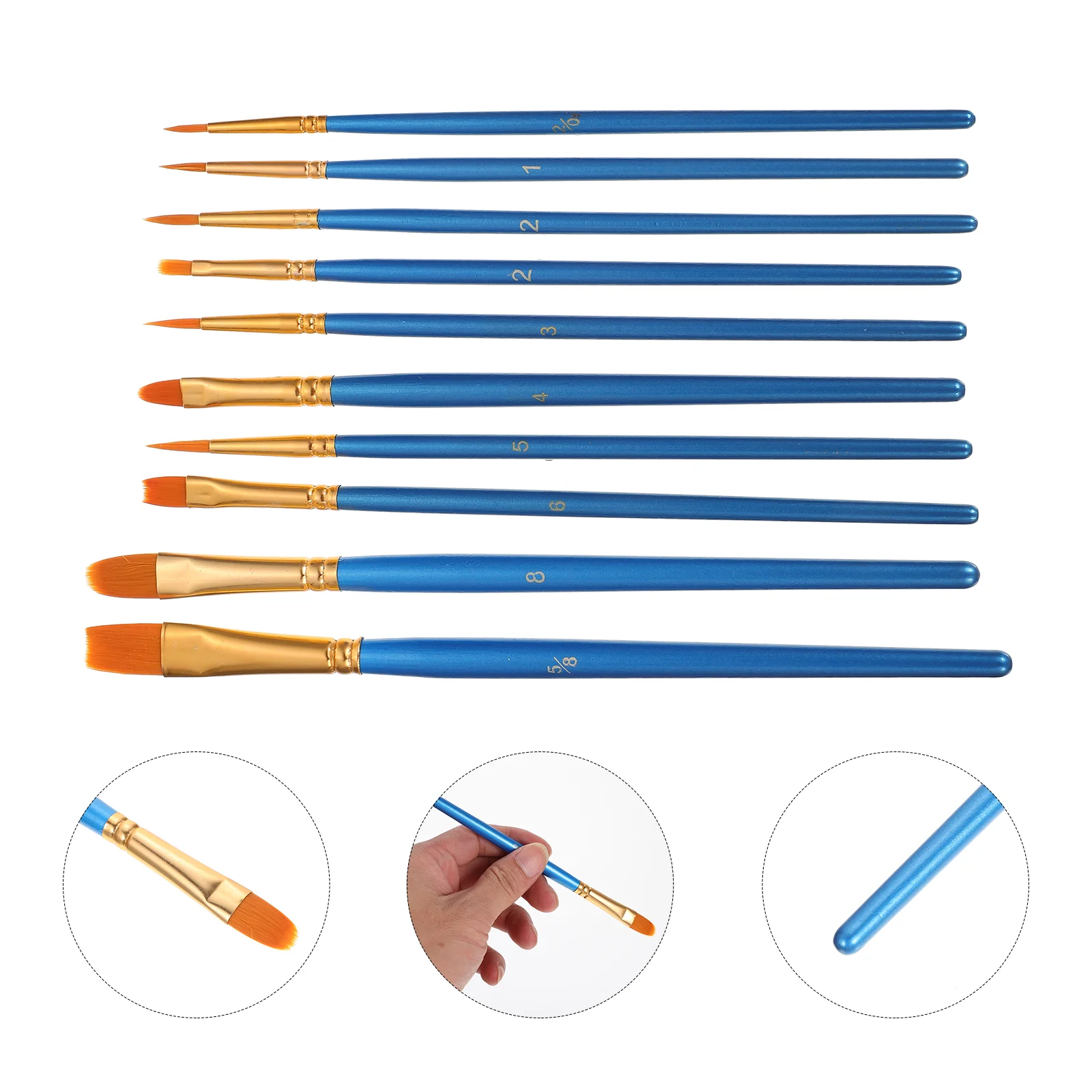 

Набор кистей для рисования акварелью, акрилом, воском