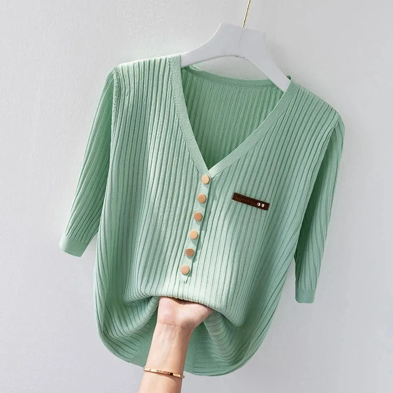 Тонкие трикотажные футболки большого размера 4xl женская тонкая футболка из