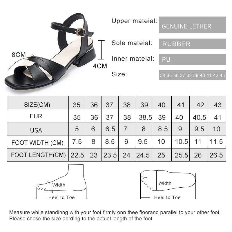 AIYUQI Sandals Women Genuine Leather 2023 New Fashion Women's Summer Sandals Mixed Color Large Size 41 42 43 Women's Sandals