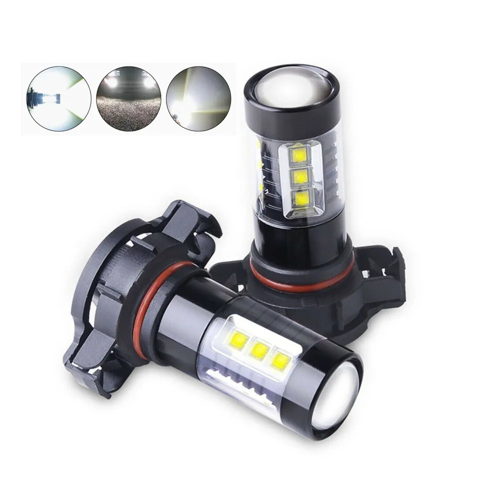 

Для Jeep Compass 2017-2019 2 шт./лот CANBus без ошибок 3030 21SMD белый 5202 PSX24W светодиодные дневные ходовые огни DRL лампа