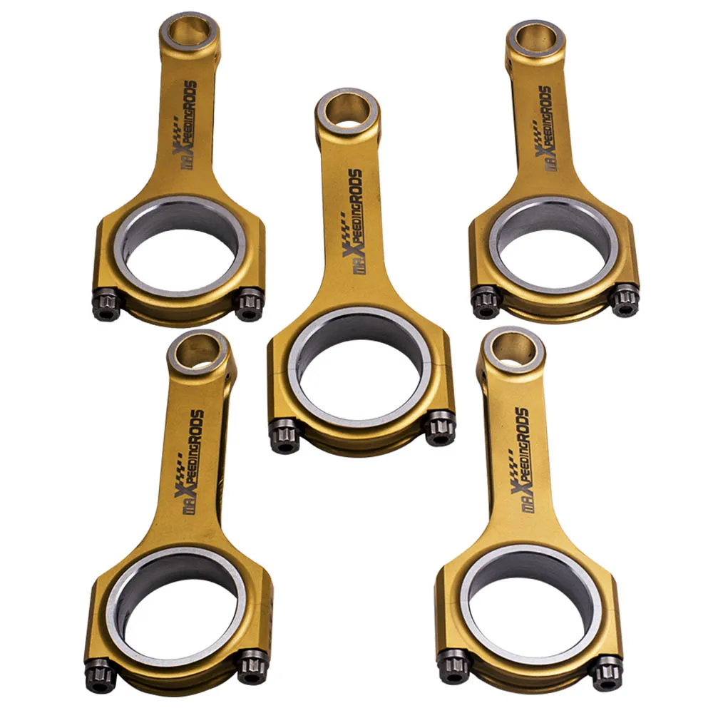 

Титанизирующие H-образные шатуны + Болты ARP2000 для Audi RS2 2.2L Turbo 5cyl для 2.2L Turbo 5Cyl 5,669 "коленчатый вал Shot Peen