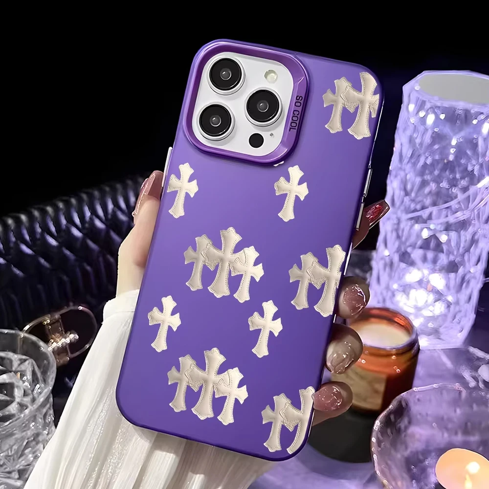 Роскошный чехол для телефона C-chromES H-Heart-tS цветной электросверлинг iPhone 16 11 14 15 12 Pro