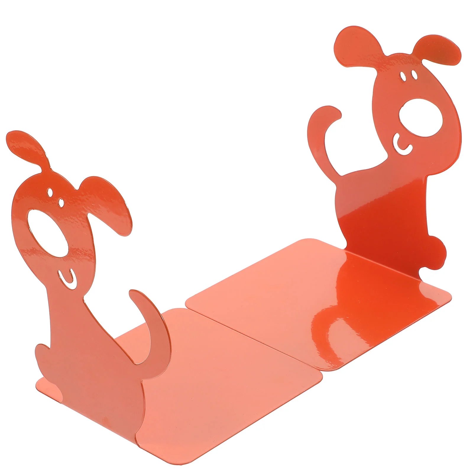 

2 Pcs Book Stand Convenient End Kids Room Bookshelf Desk Iron Bookends Office Minimalist
