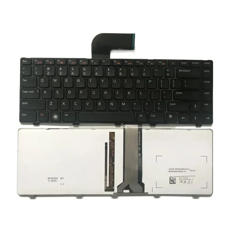 Замена клавиатуры ноутбука для Dell N4120 N5040 3420 14vr 7420 P22g M421r