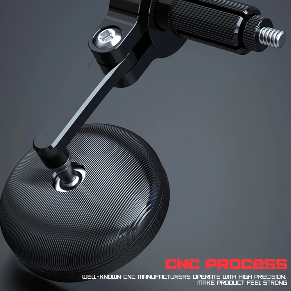 Универсальные мотоциклетные зеркала заднего вида с ЧПУ 3 дюйма 7/8 2 шт. боковое