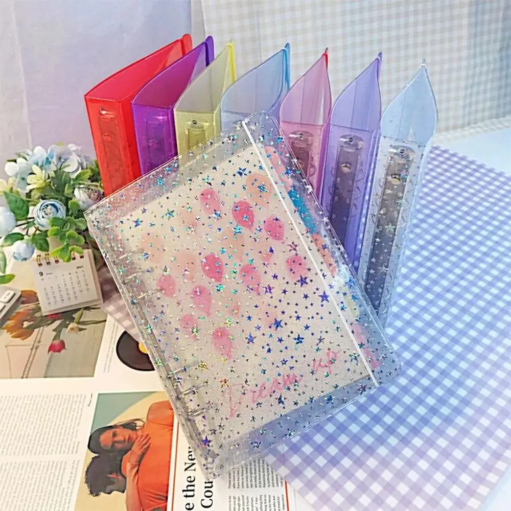 

1PC A5 Loose Leaf Binder Cover Photo Collect Book&Journal Bonds Notebook Agenda Organizer Planner School Stationery