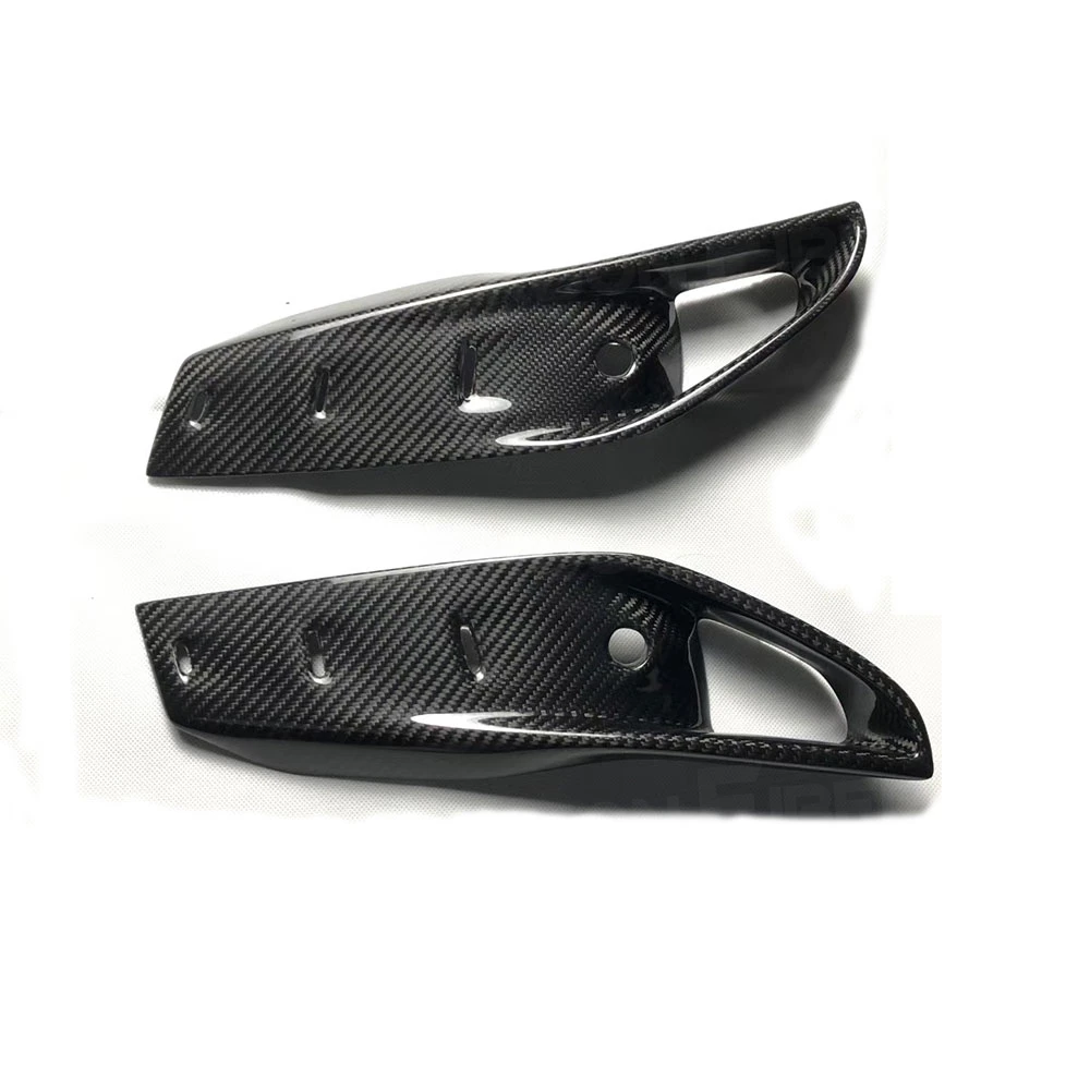 

2 шт., накладки на передние ветки из углеродного волокна для BMW X5M F85 X6M F86 2015 -2019